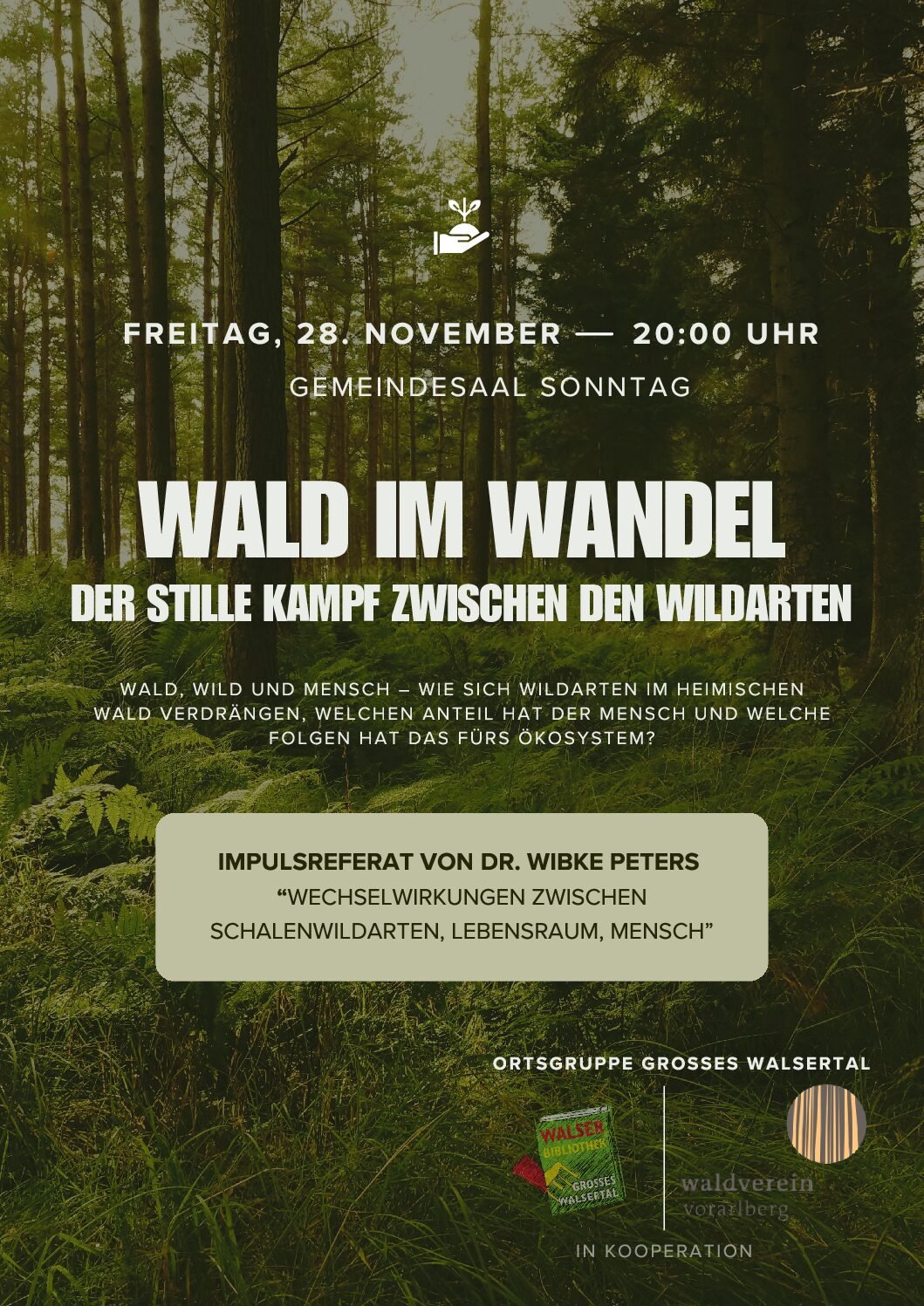 Plakat Vortrag Wald 28_11_2025